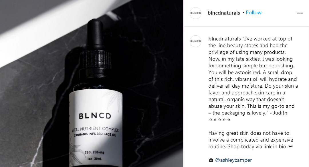 BLNCD Naturals Instagram