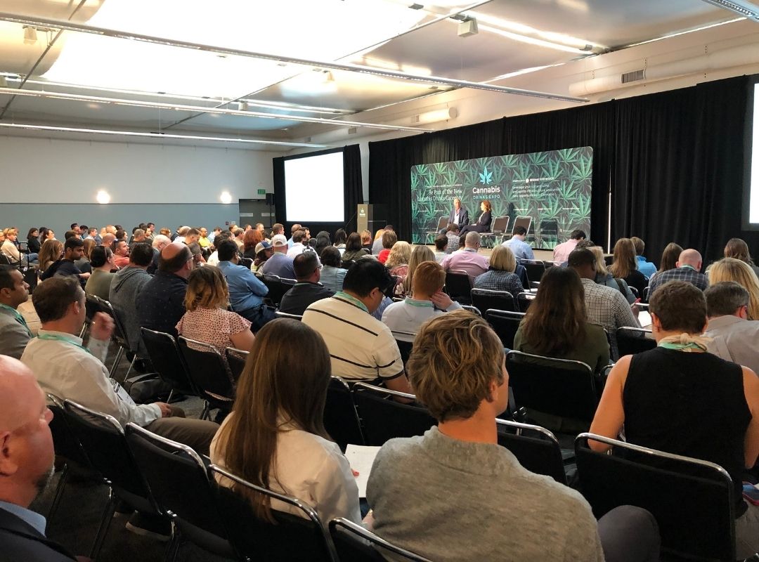 A still from the 2019 Cannabis Drinks Expo Conference